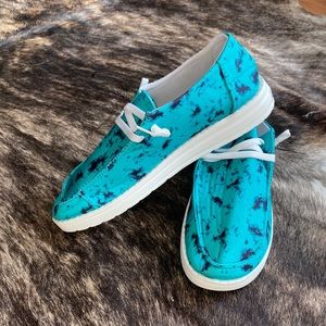 Tie Dye Up Flat Sneakers - Similar to Hey Dude